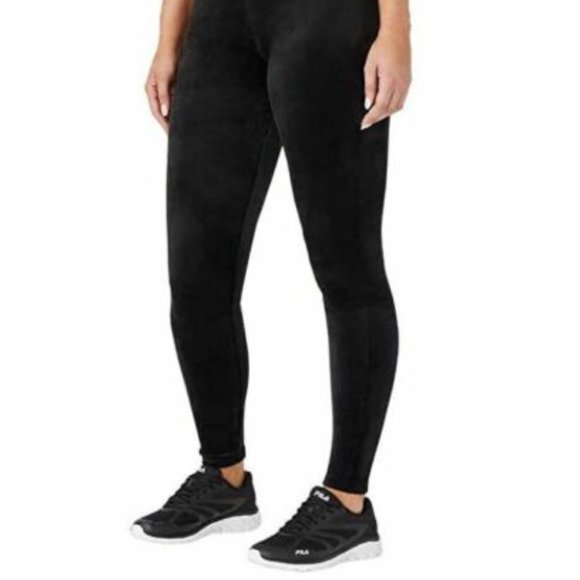 Fila Women's Super Soft Velour Leggings High Rise - Picture 8 of 8
